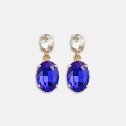 Mia Capri Blue Earrings