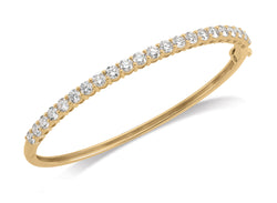Round Brilliant Lab-Grown Diamond Bangle