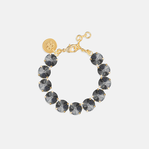 Black Diamond Rivoli Bracelet- Gold