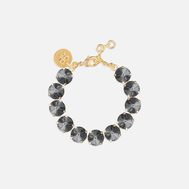 Black Diamond Rivoli Bracelet- Gold