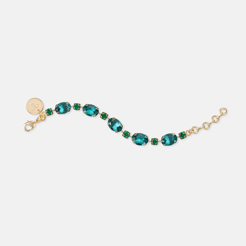 Vivienne Teal Bracelet