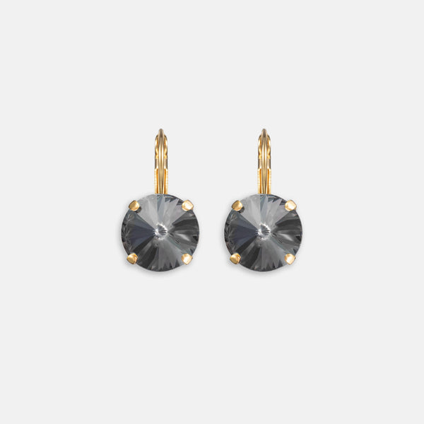 Black Diamond Rivoli Drops- Gold