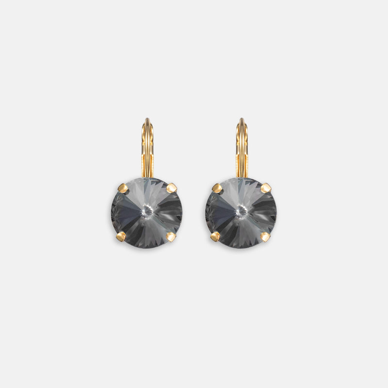 Black Diamond Rivoli Drops- Gold