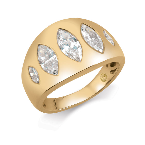 Marquise Lab-Grown Diamond Ring