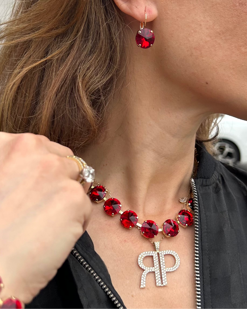 Ruby Rivoli Necklace