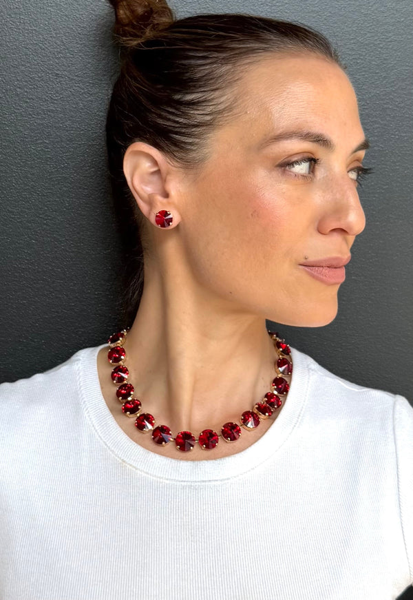 Ruby Rivoli Necklace