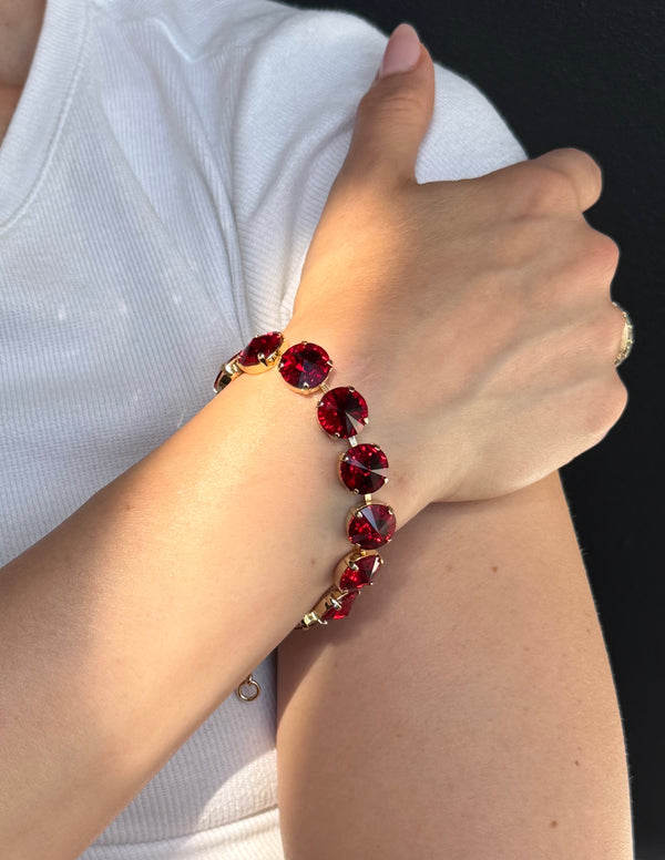 Ruby Rivoli Bracelet