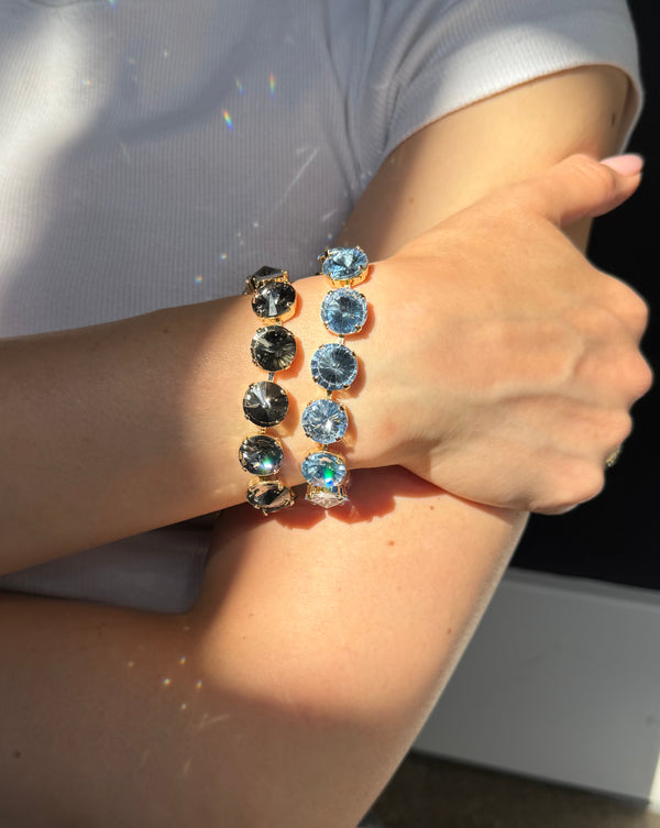 Black Diamond Rivoli Bracelet- Gold