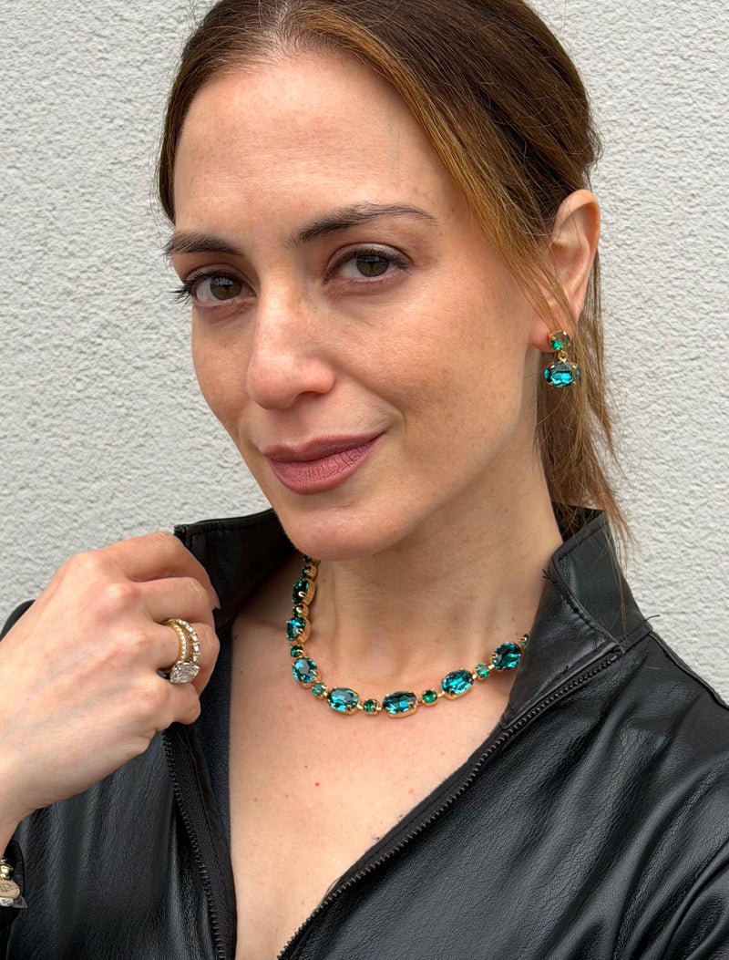 Vivienne Teal Necklace