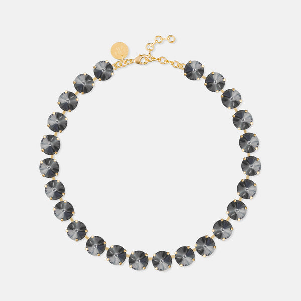 Black Diamond Rivoli Necklace- Gold