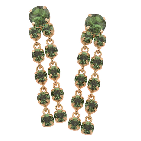 Deja-Vu Green Earrings