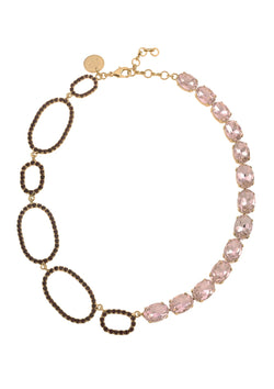 Evelyn Light Rose Necklace