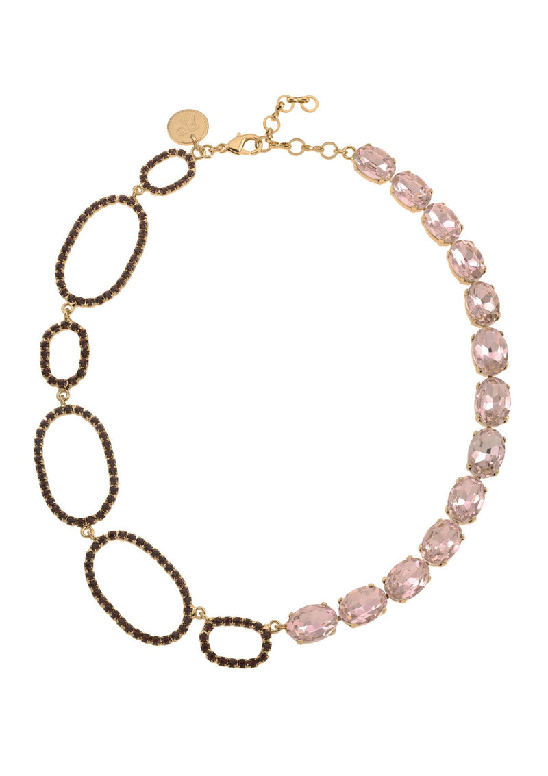 Evelyn Light Rose Necklace