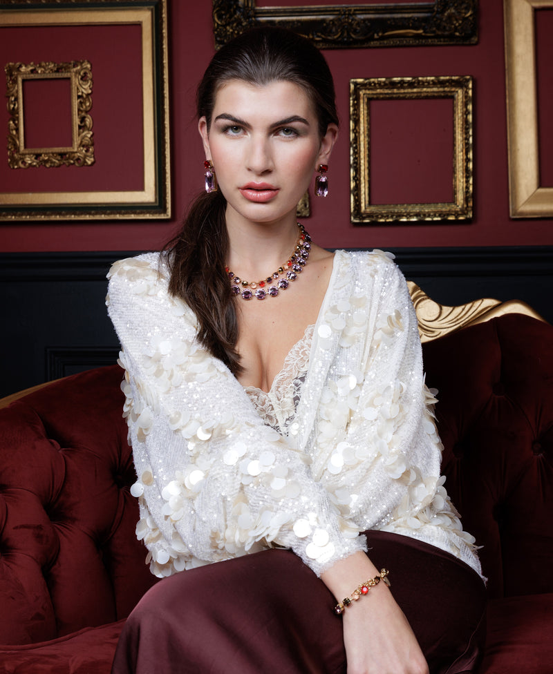 Light Amethyst Rivoli Necklace