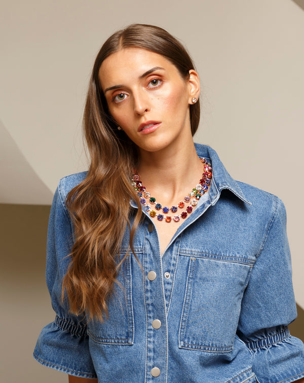 Vega Necklace Rose Gold