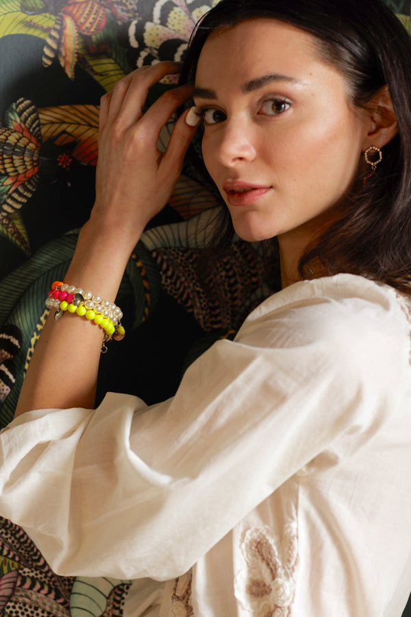 Smitten Electric Pink Bracelet