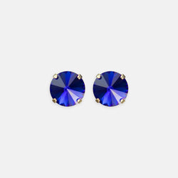 Capri Blue Rivoli Studs