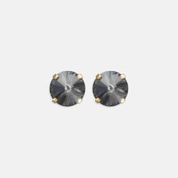 Black Diamond Rivoli Studs- Gold