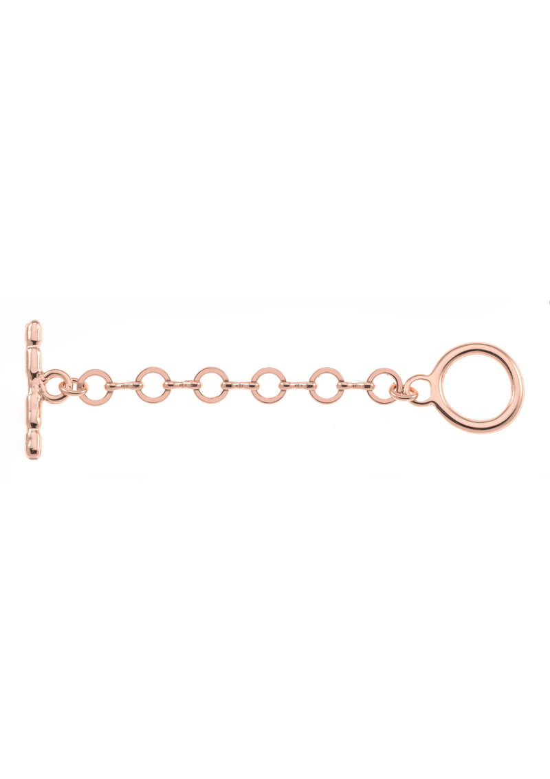 Necklace or Bracelet Toggle Extension Chain | Rebekah Price Rose Gold