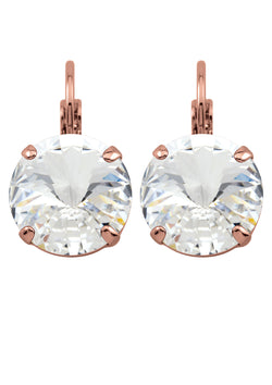 Crystal Rivoli Drops Rose Gold swarovski crystals rebekah Price Jewelry