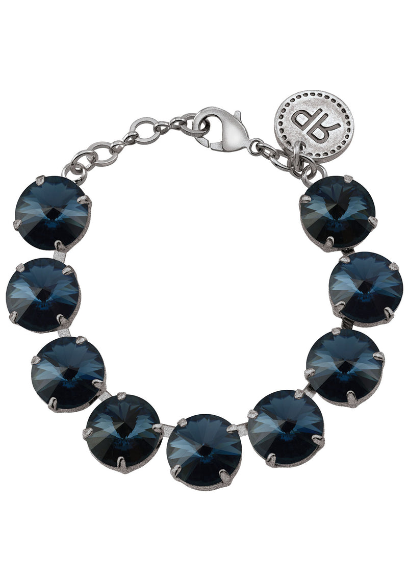 Montana Rivoli Bracelet Antique Silver Swarovski Crystal Rebekah Price Designs Fine Jewelry
