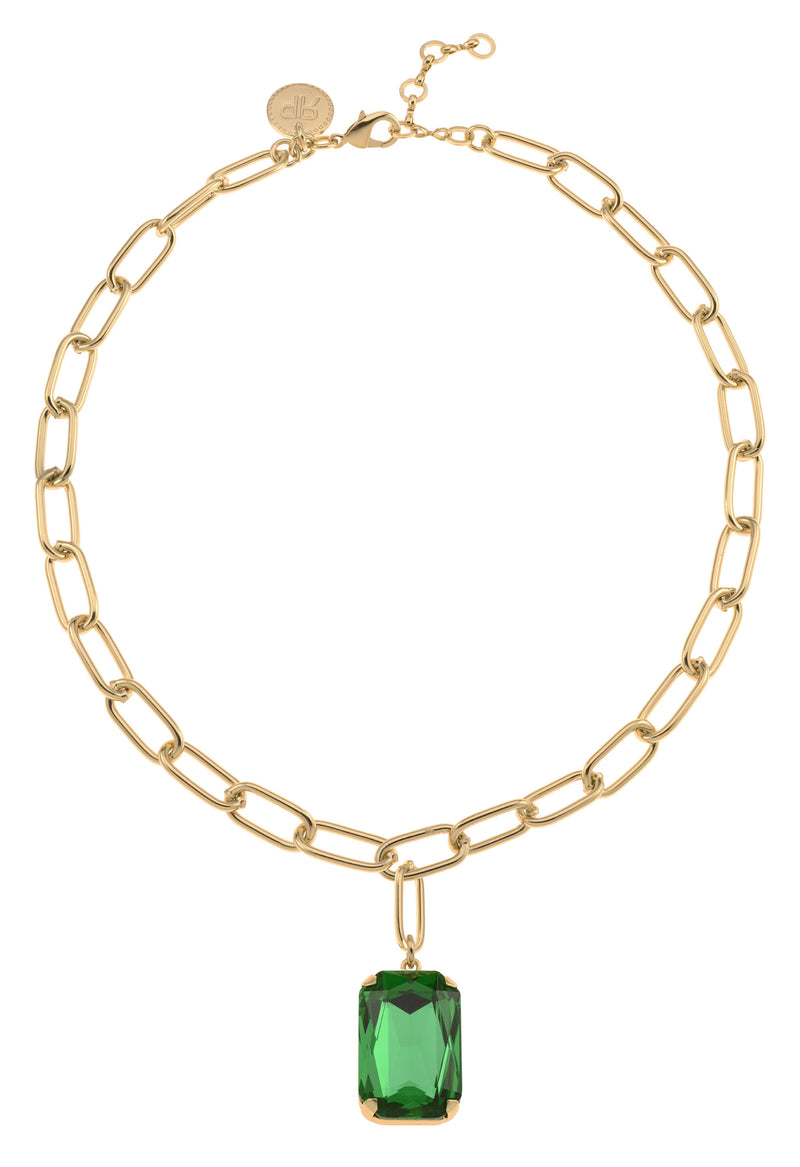 TenThousandThings Emerald Crystal Necklace