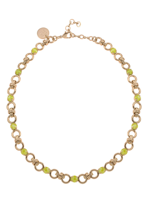 Sunday Chain Necklace- Electric Yellow